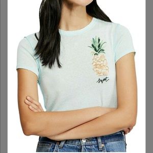 Free people Blue A40 pineapple fruit medley